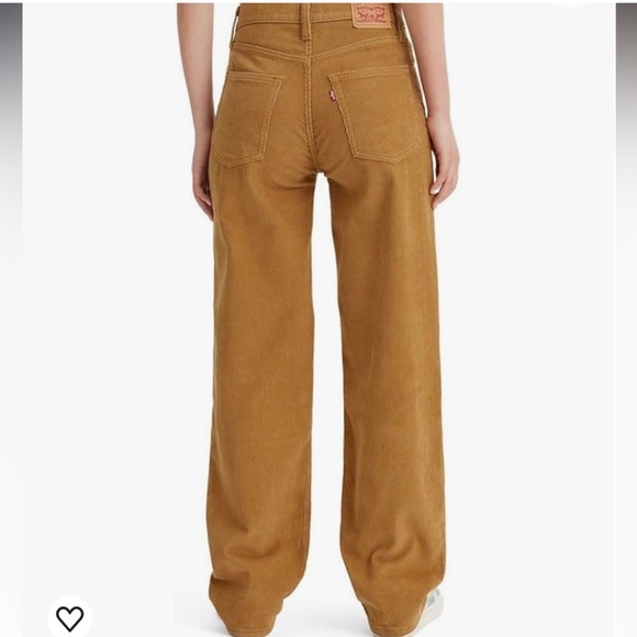 NWT Levi's Women's Ribcage Straight Leg Corduroy Jeans - Picture 3 of 10